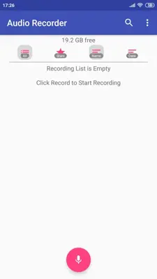 Audio Recorder android App screenshot 1