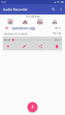 Audio Recorder android App screenshot 3