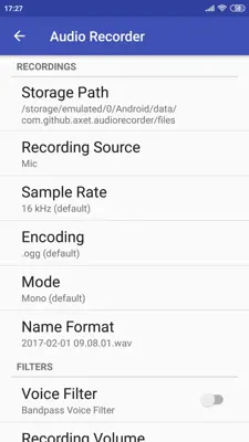 Audio Recorder android App screenshot 4