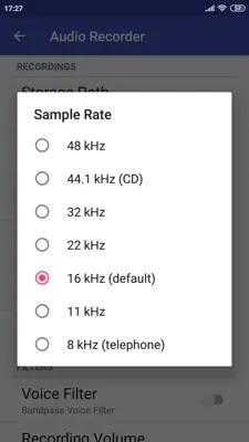 Audio Recorder android App screenshot 5