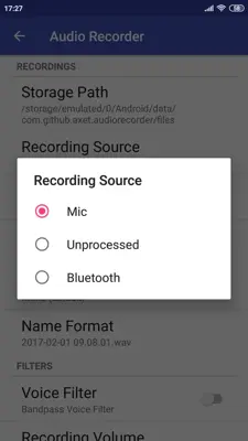 Audio Recorder android App screenshot 7